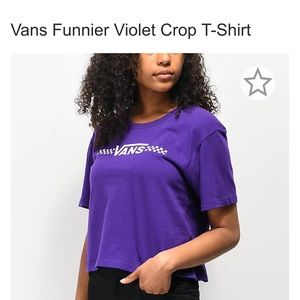 Like new Vans cropped tshirt xs ( loose fit)